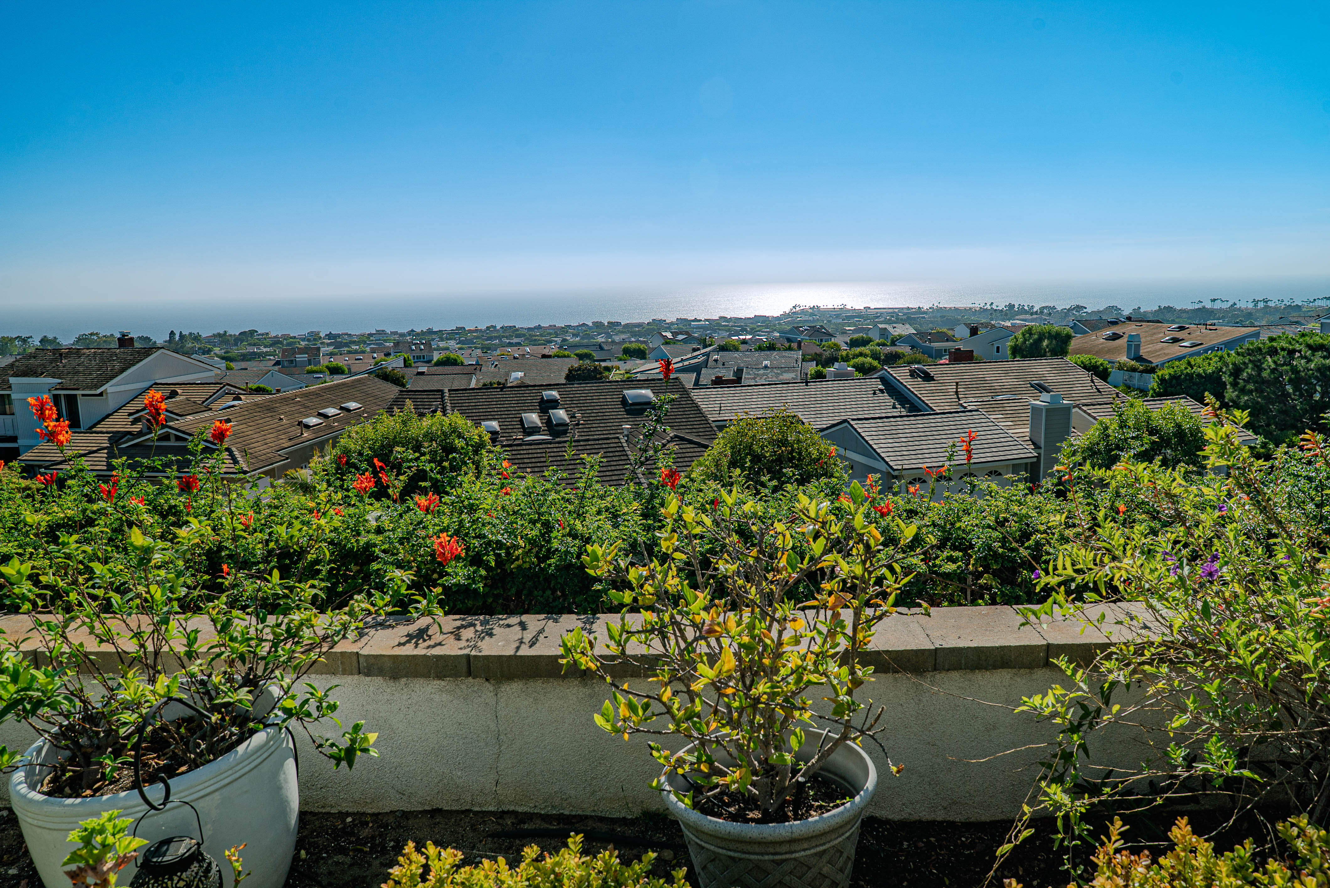 Ocean and coastline view from the property